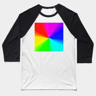 multicolored rainbow abstract texture art Baseball T-Shirt